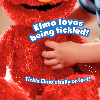 Sesame Street Tickle Me Elmo Giggle Max for ages 18 months +