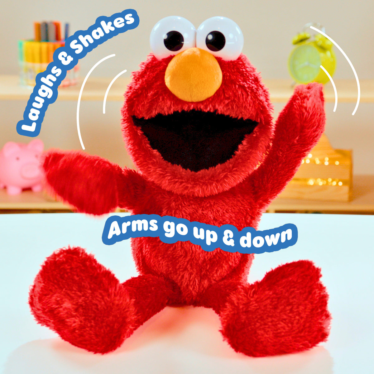 Sesame Street Tickle Me Elmo Giggle Max for ages 18 months +