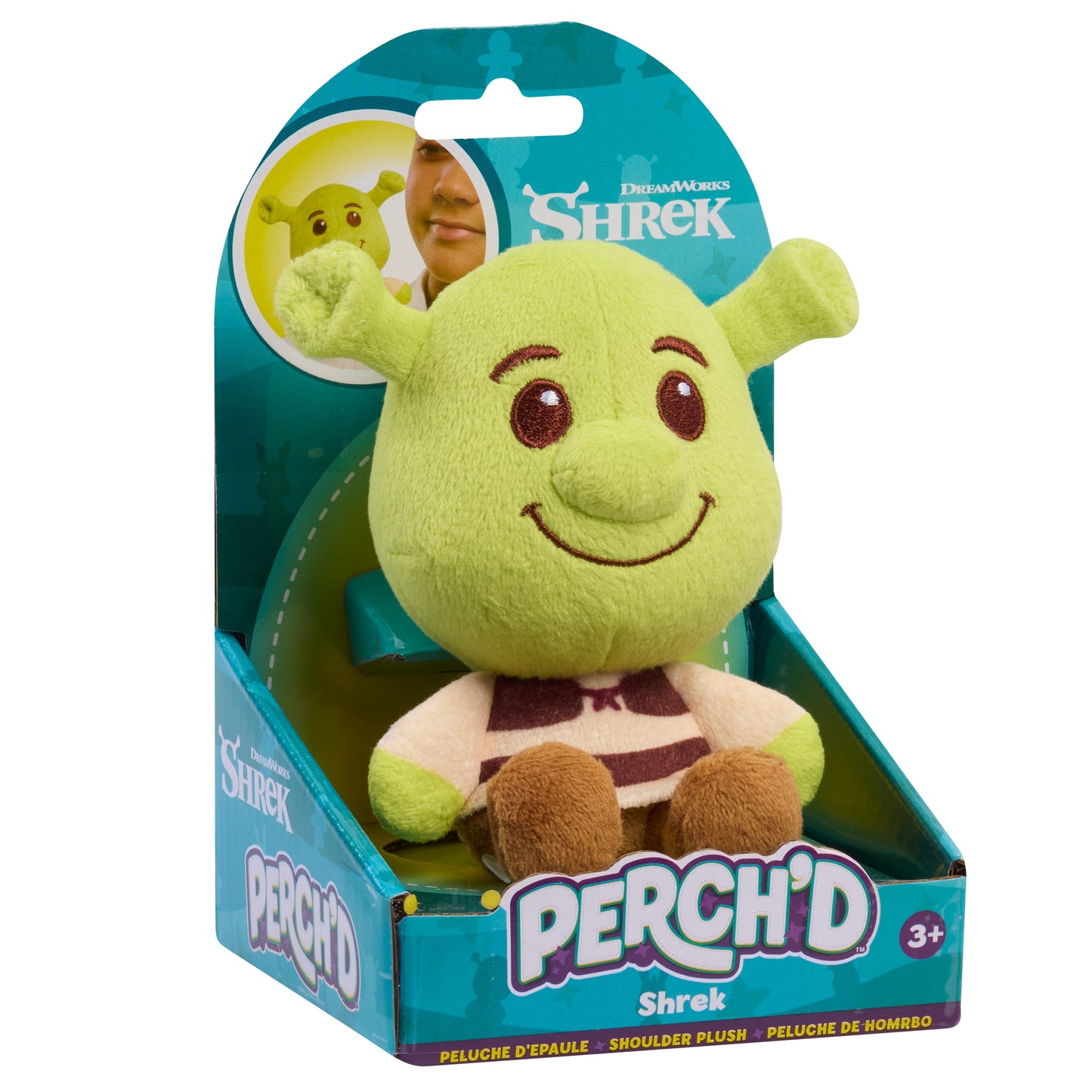 Shrek & Donkey Perch’d Shoulder Plush Set (2 Pieces)