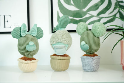 Disney in Bloom 18cm Soft Toy Collection: Mickey, Minnie & Donald (3 pieces)