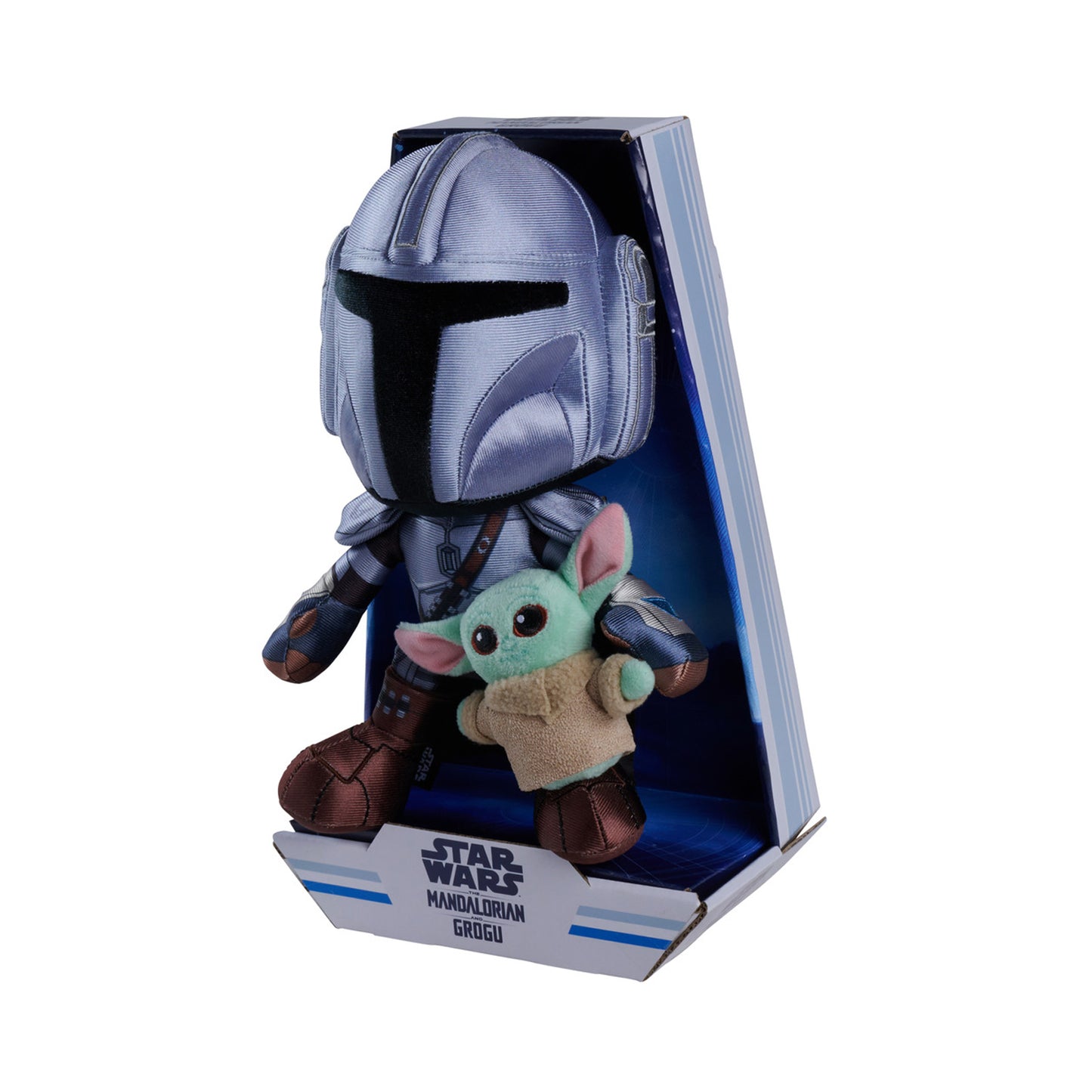 The Mandalorian Movie Mando with Mini Grogu 25cm Plush