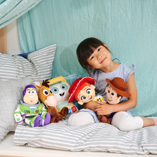 Toy Story 25cm Soft Toy Collection: Woody, Jessie, Bullseye, Buzz & Smarty Pants (5 Pieces)