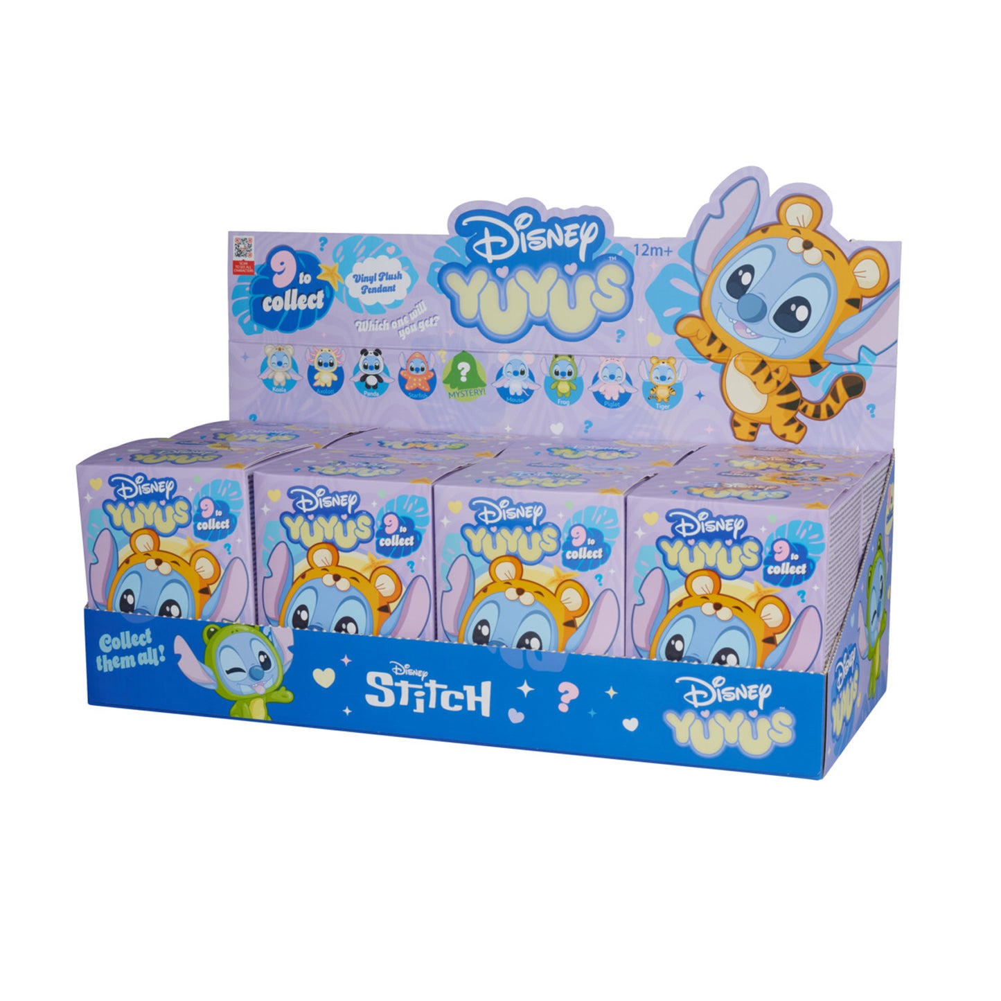 Disney YuYus Stitch Blind Box Soft Toy 8 piece Gift Pack