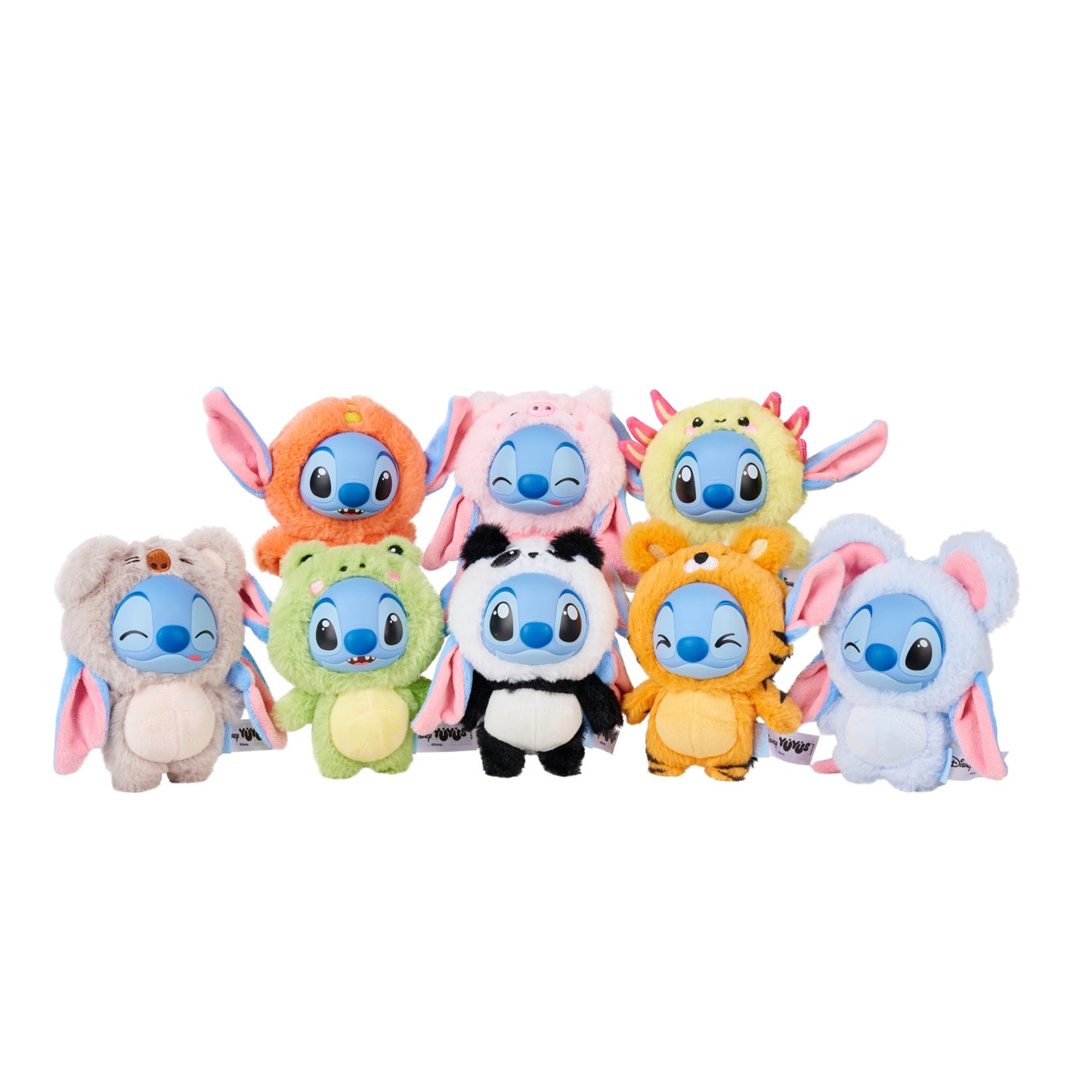 Disney YuYus Stitch Blind Box Soft Toy 8 piece Gift Pack