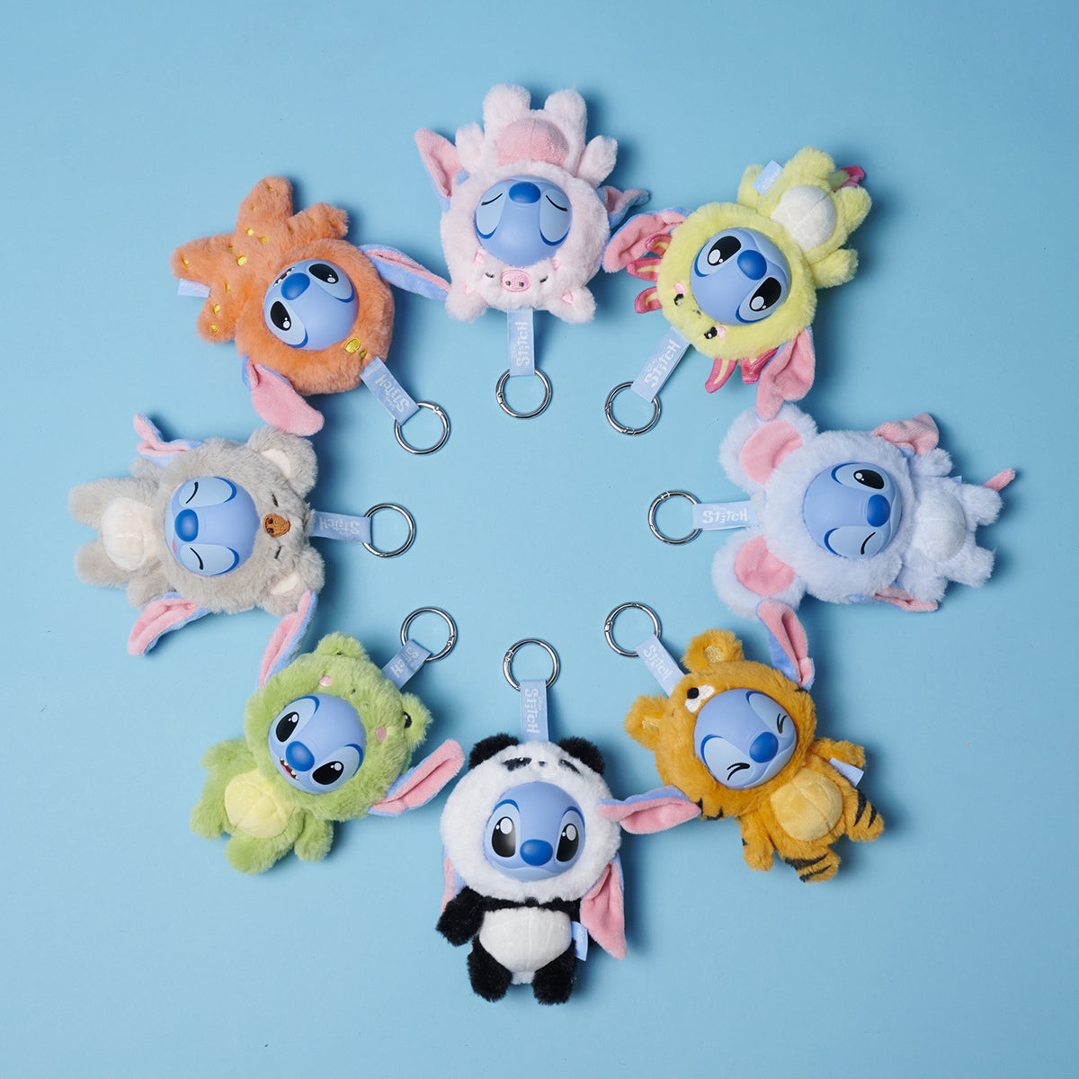 Disney YuYus Stitch Blind Box Soft Toy 8 piece Gift Pack