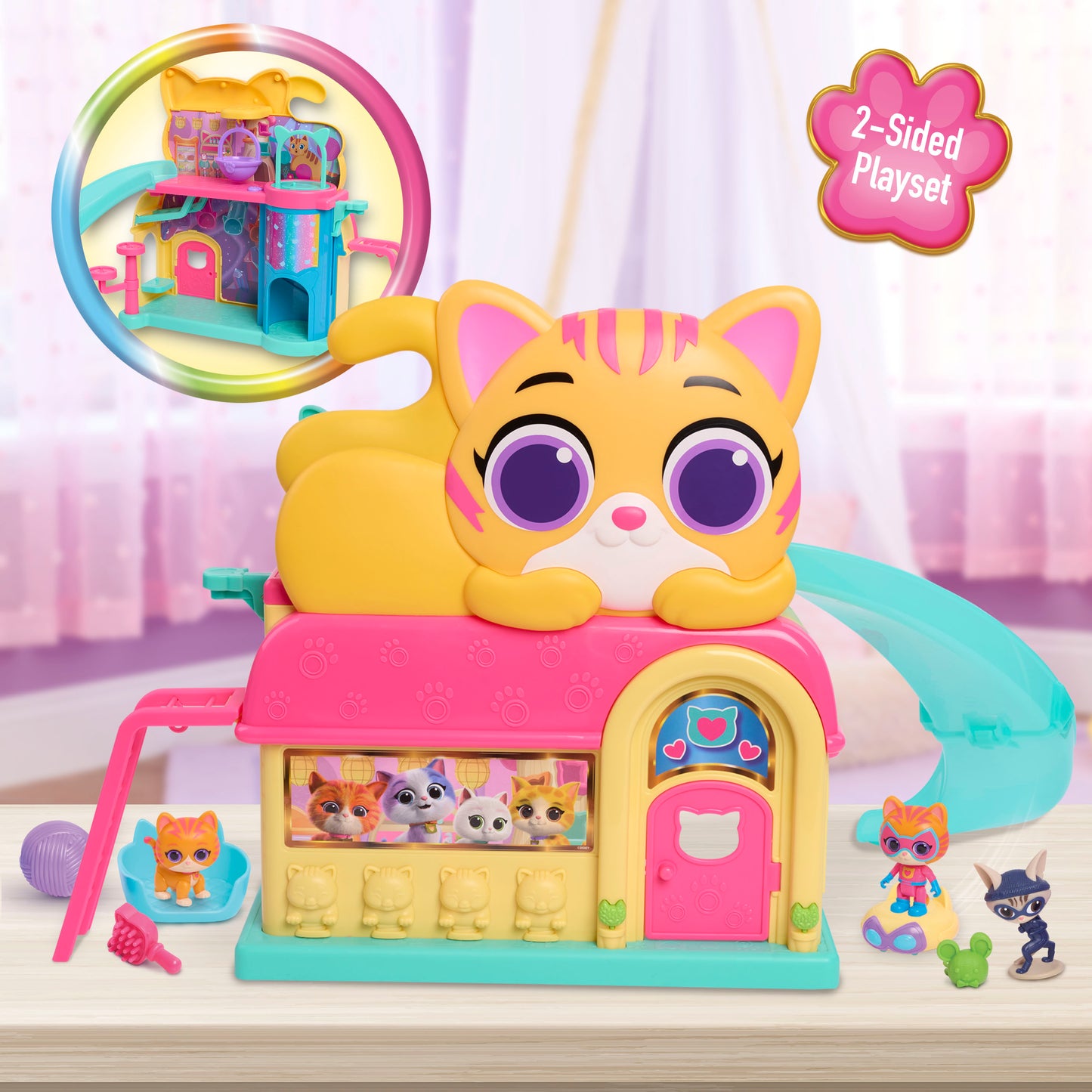 Disney Junior SuperKitties Purr ‘N’ Play Playset