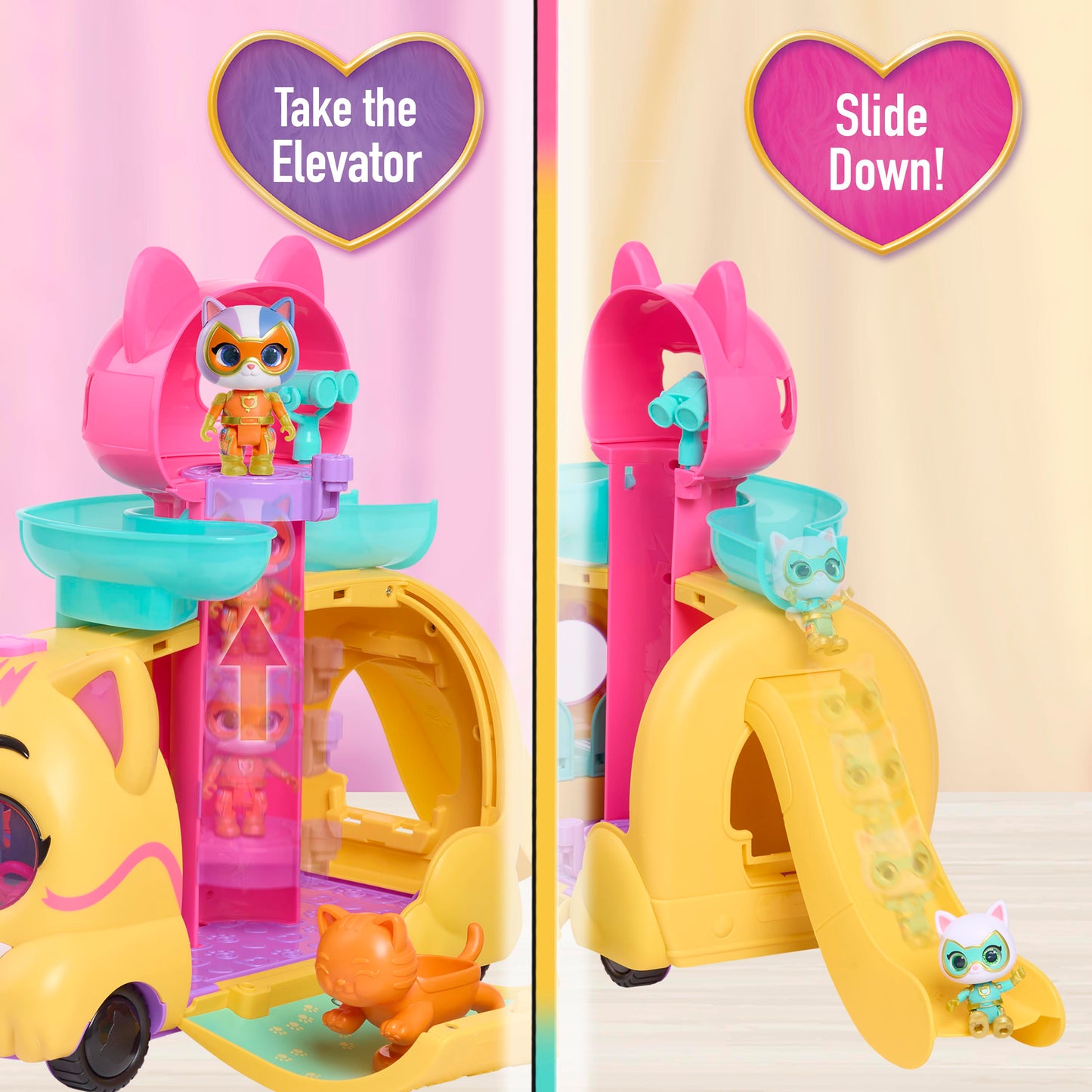 Disney Junior SuperKitties Purr ‘N’ Go Playset