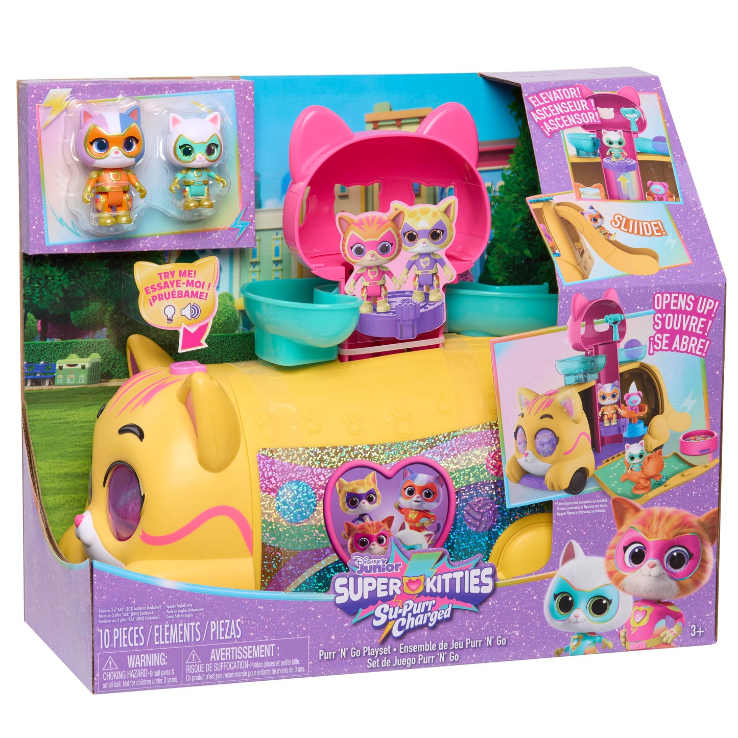 Disney Junior SuperKitties Purr ‘N’ Go Playset