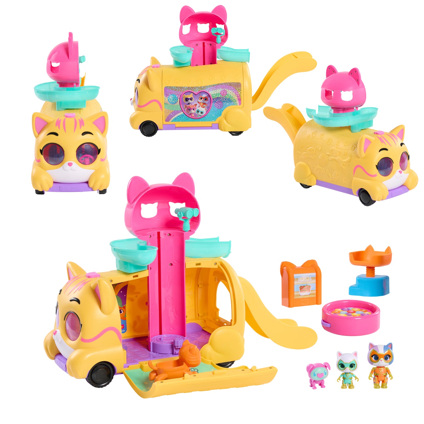 Disney Junior SuperKitties Purr ‘N’ Go Playset