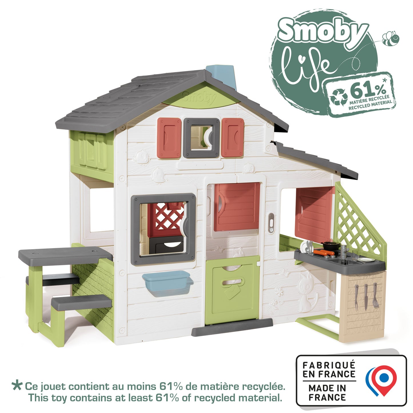 Smoby Life Friends House and Kitchen for ages 3 years+