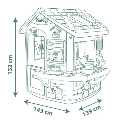 Smoby Life Mud Cooking House for ages 2 Years+