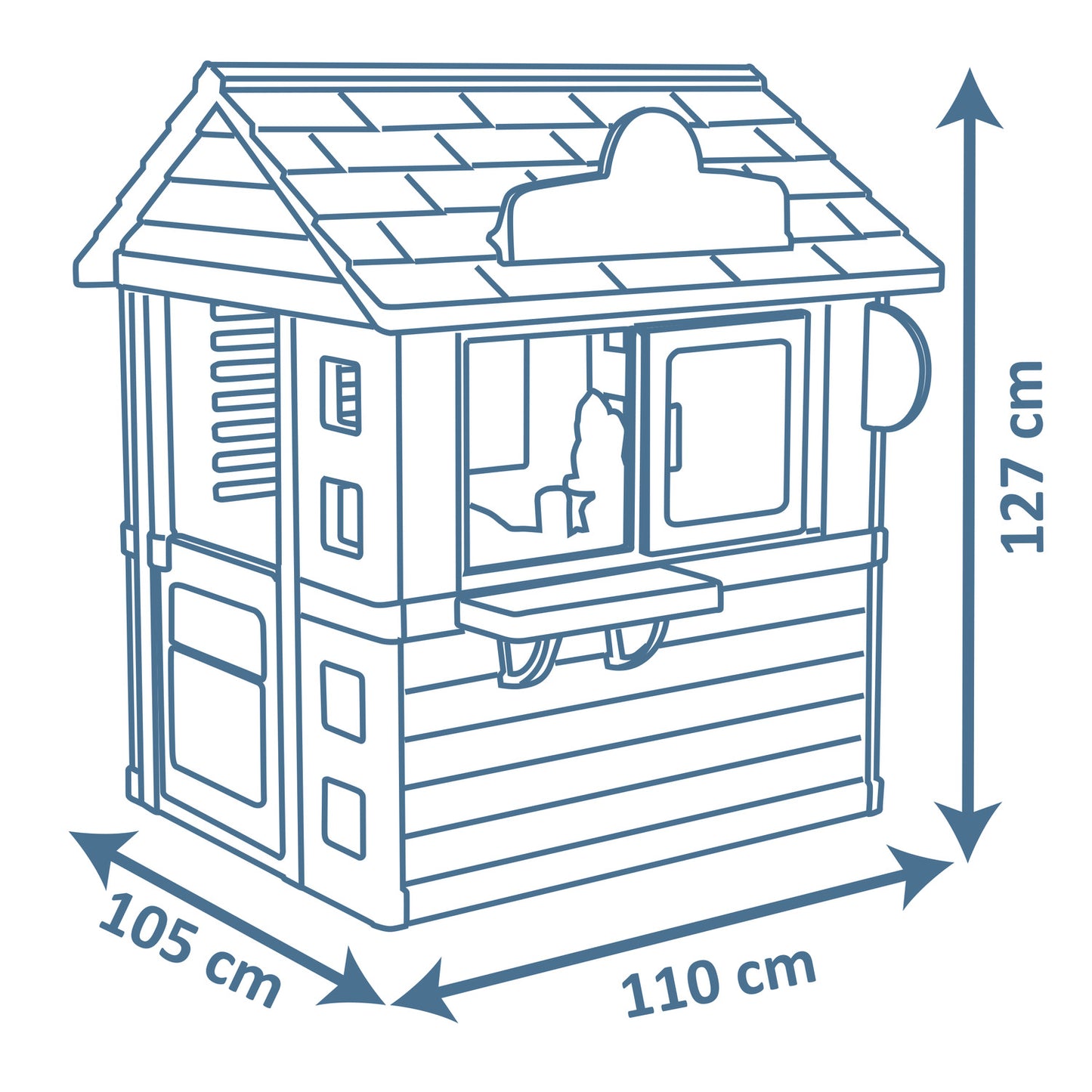 Smoby Life Sweety Corner Playhouse for ages 2 Years+