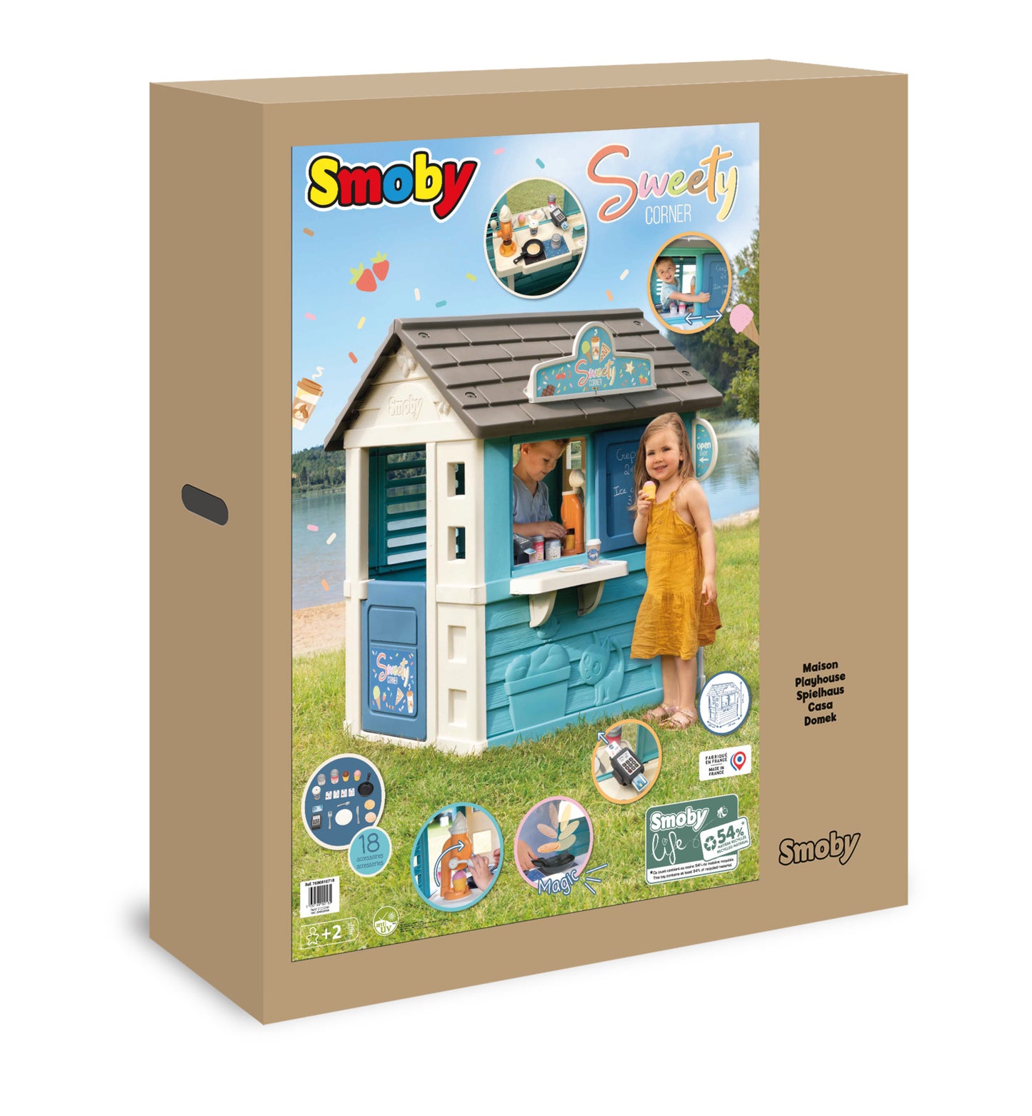 Smoby Life Sweety Corner Playhouse for ages 2 Years+