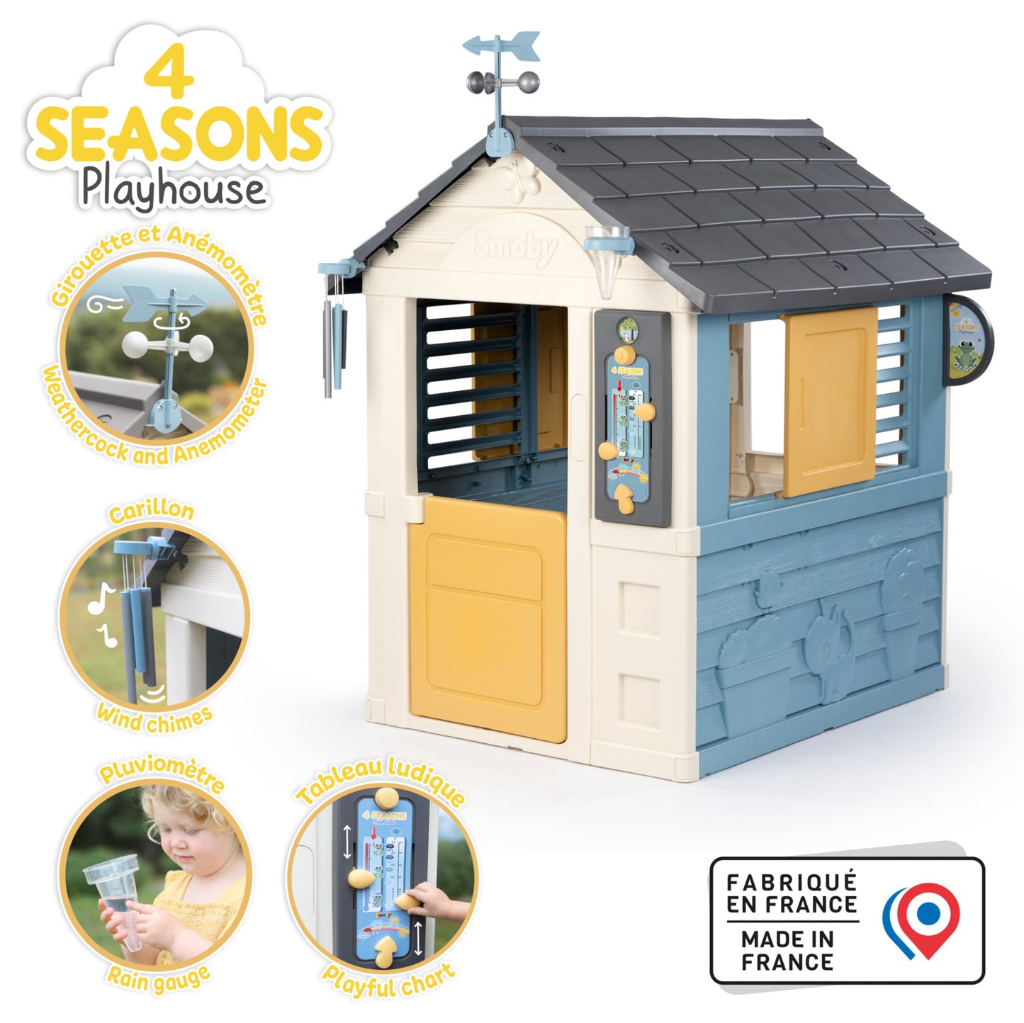 Smoby 4 Seasons Playhouse for ages 2 Years+
