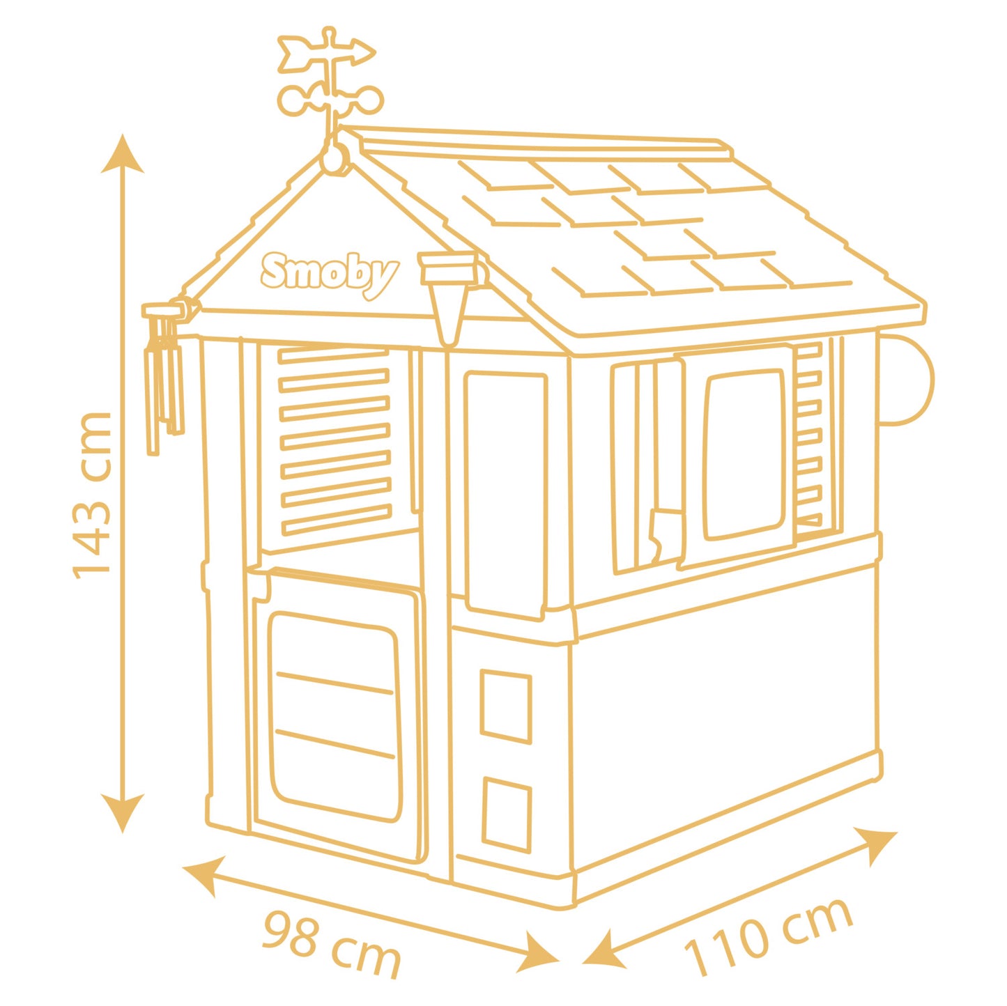 Smoby 4 Seasons Playhouse for ages 2 Years+