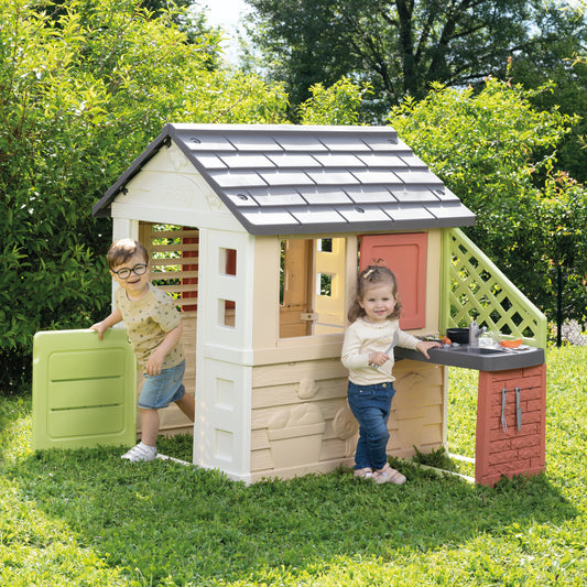 Smoby Life Nature Playhouse and Kitchen for ages 2 Years+