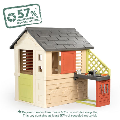 Smoby Life Nature Playhouse and Kitchen for ages 2 Years+
