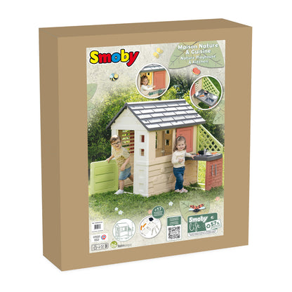 Smoby Life Nature Playhouse and Kitchen for ages 2 Years+