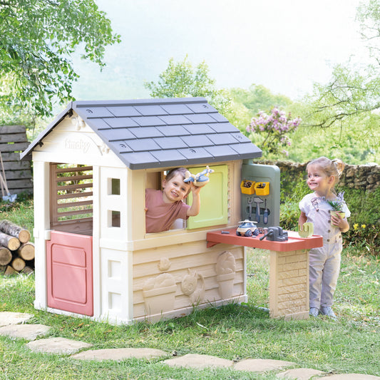 Smoby Life Nature Playhouse and Workshop for ages 2 Years+