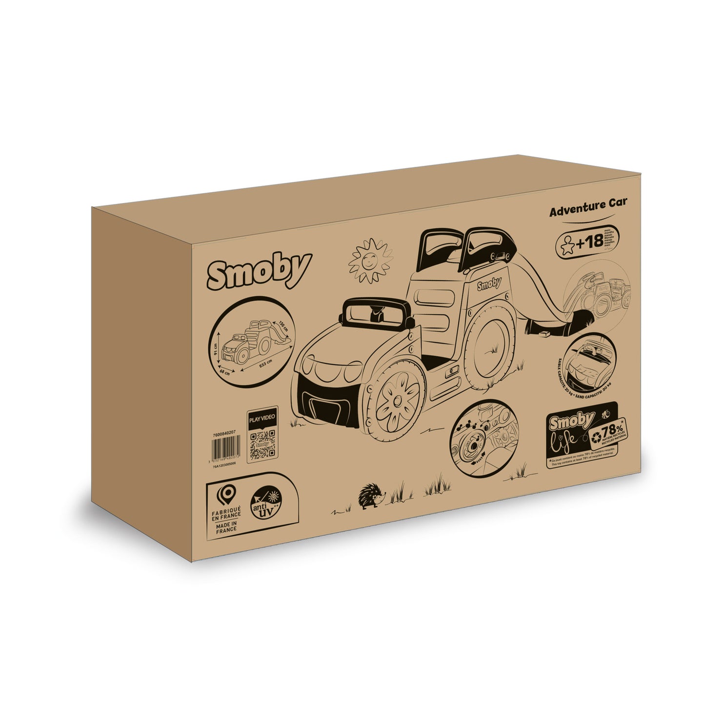 Smoby Life Adventure Car for ages 18 months+