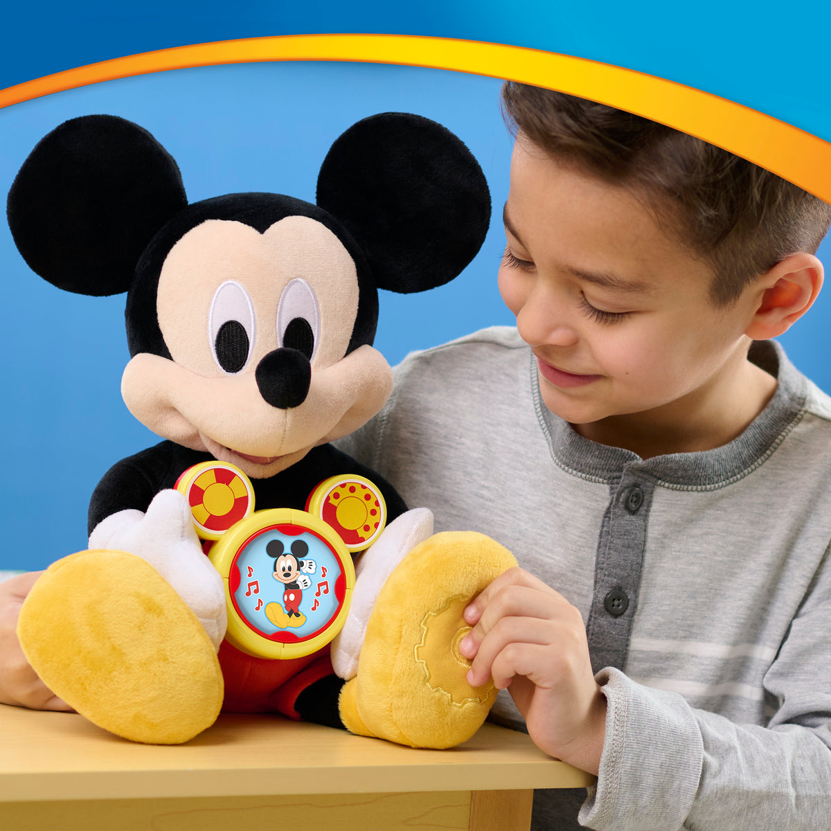 Disney Jr. Oh, Toodles! Plush Mickey Mouse for ages 3 years+