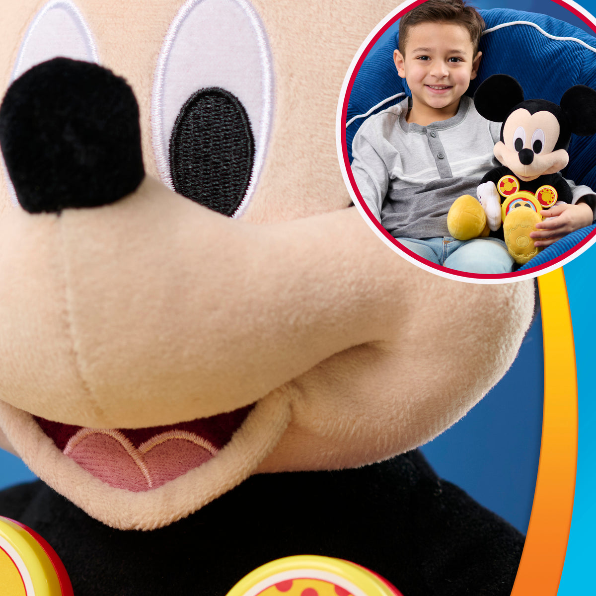 Disney Jr. Oh, Toodles! Plush Mickey Mouse for ages 3 years+