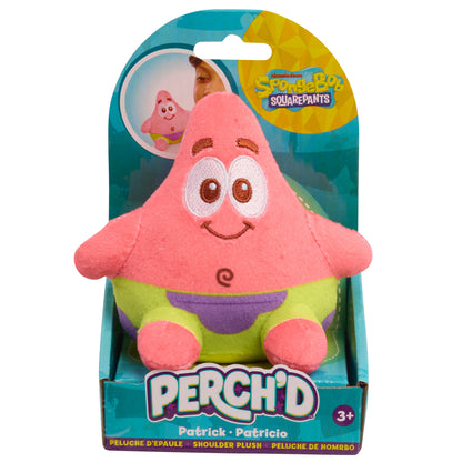 SpongeBob SquarePants Perch’d Shoulder Plush Patrick Star or SpongeBob Squarepants