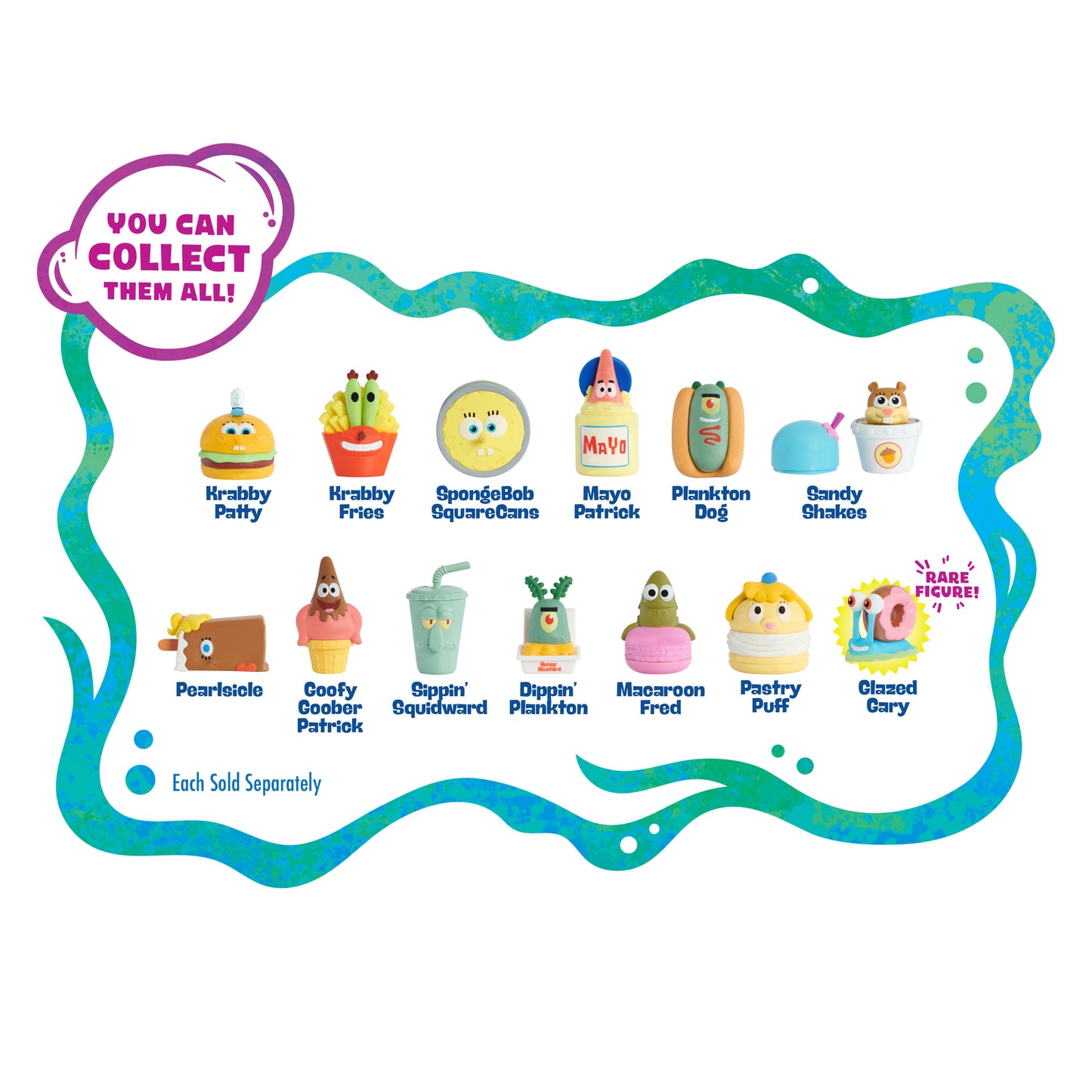 SpongeBob SquarePants F.U.N. with Food Figures (4 pack)