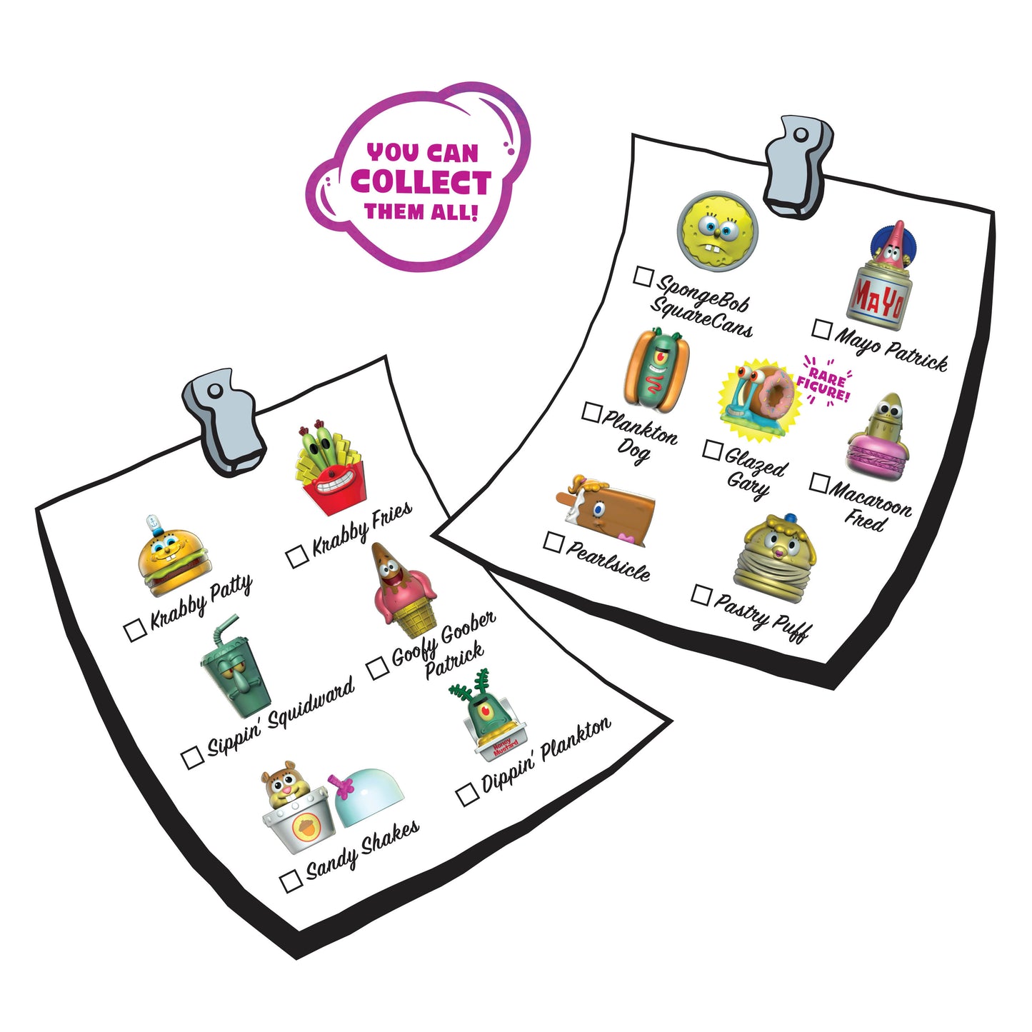 SpongeBob SquarePants F.U.N. with Food Figures (4 pack)