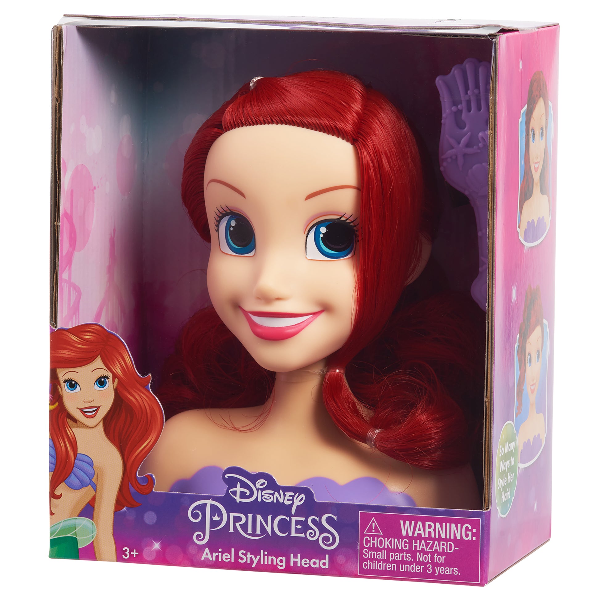 Disney Princess Styling Head – Ariel – J M Stores LONDON