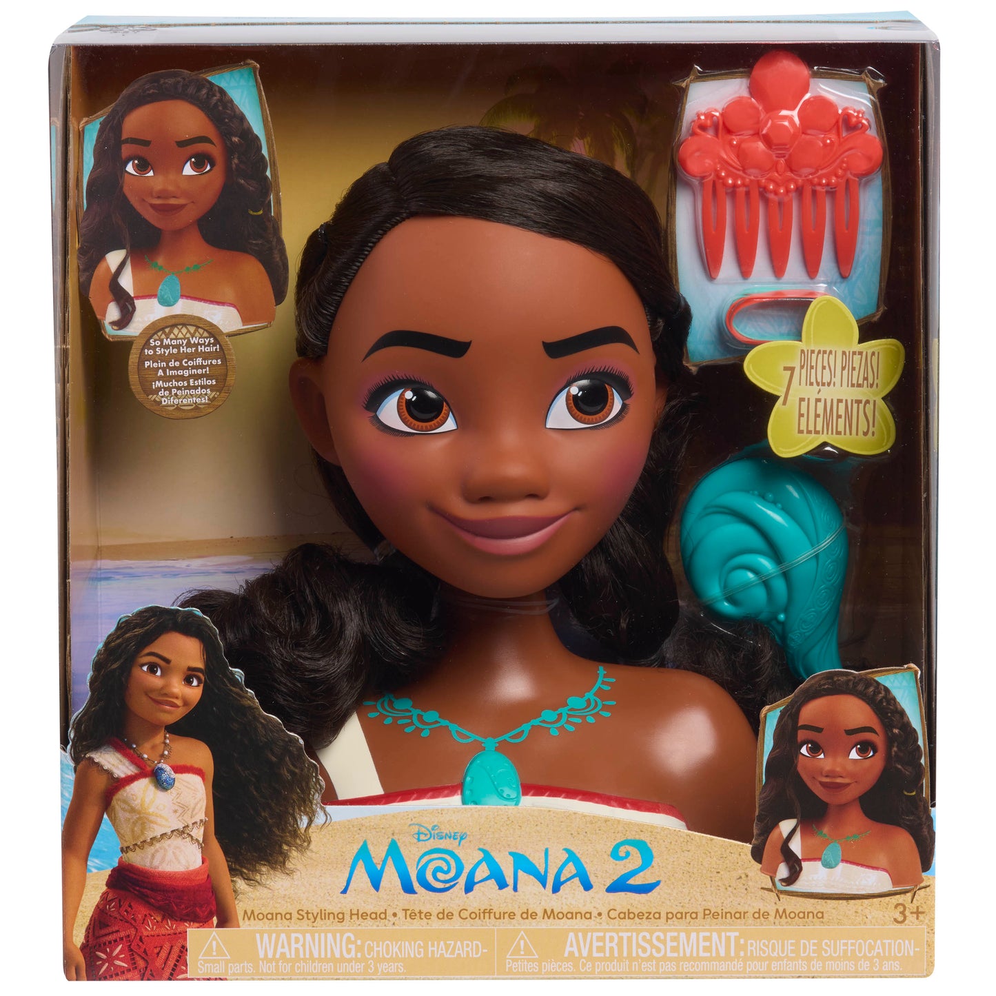 Disney Moana 2 Styling Head