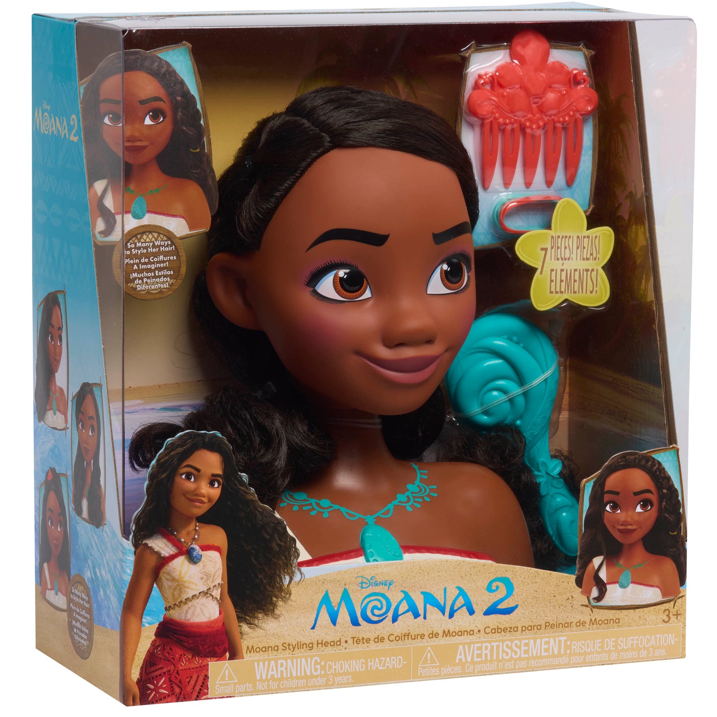 Disney Moana 2 Styling Head