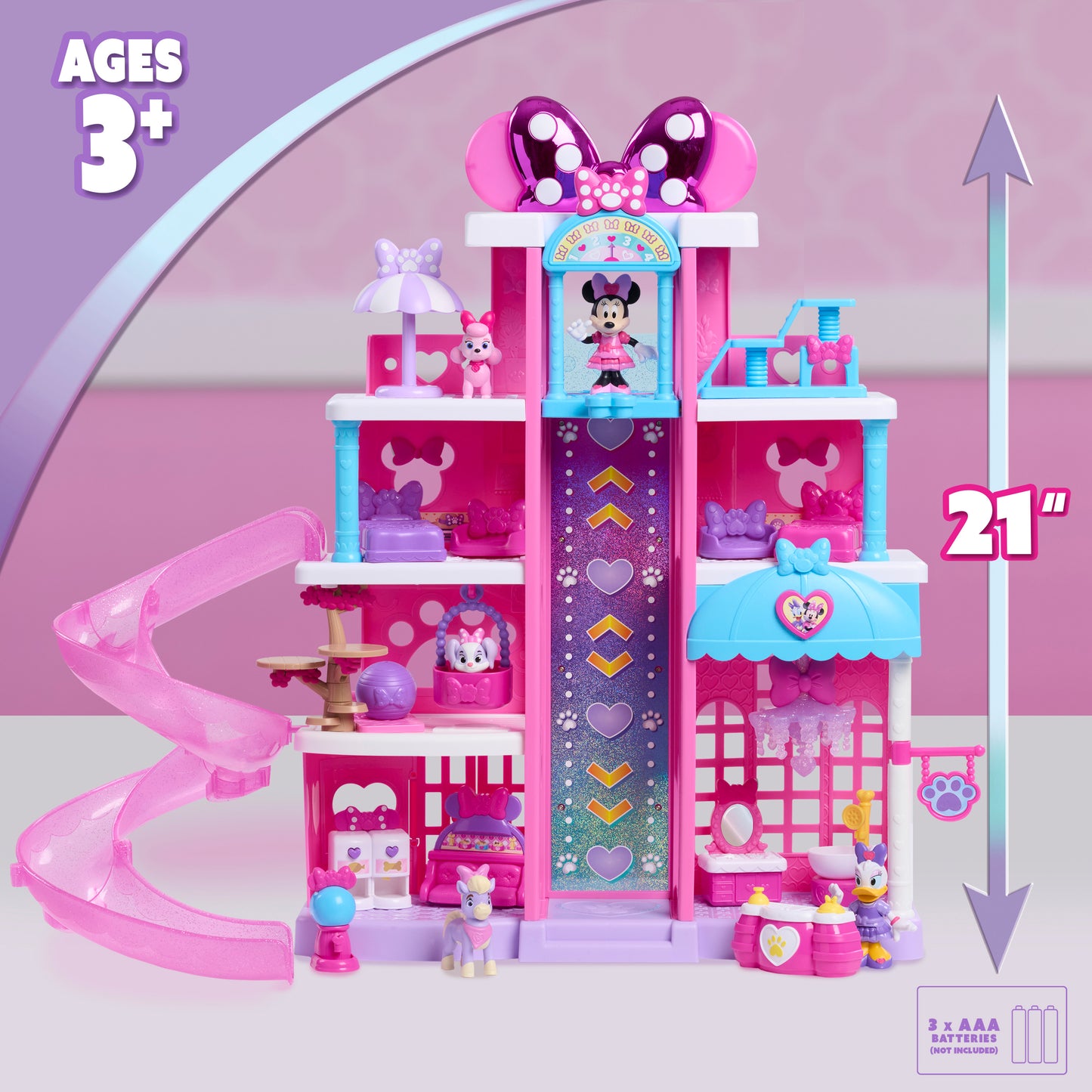 Disney Jr. Minnie Mouse Pet Hotel Playset