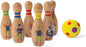 Mr Tumble wooden Skittles 13cm (open box)