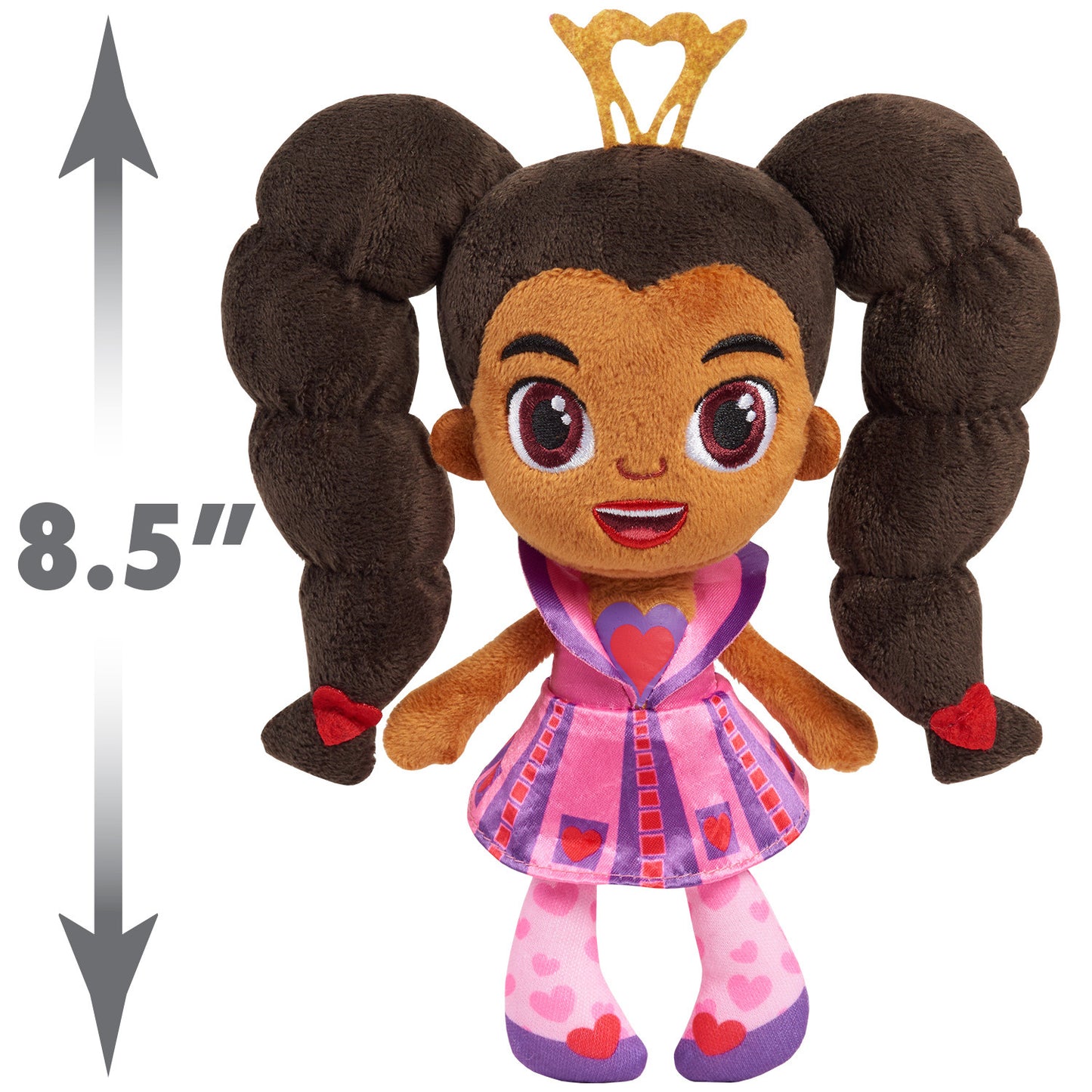 Disney Junior Alice's Wonderland Bakery Small Soft Toy Collection: Dinah (16cm), Alice (20cm), Princess Rosa (20cm), Cheshire Cat (20cm): 4 Pieces