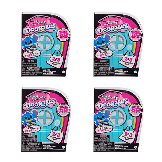 Disney Doorables Series 12 Mini Peek collectible figures (4 Pack)