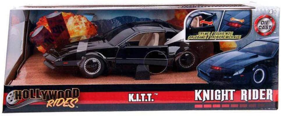 KNIGHT RIDER 1982 PONTIAC TRANS AM 1:24 SCALE DIE-CAST REPLICA CAR