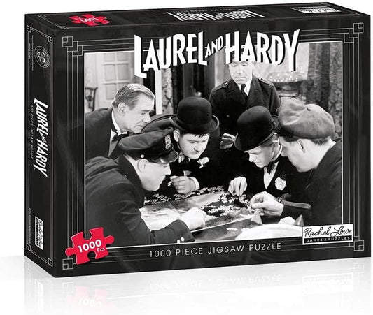 Laurel & Hardy Jigsaw, Black/White 1000 pieces