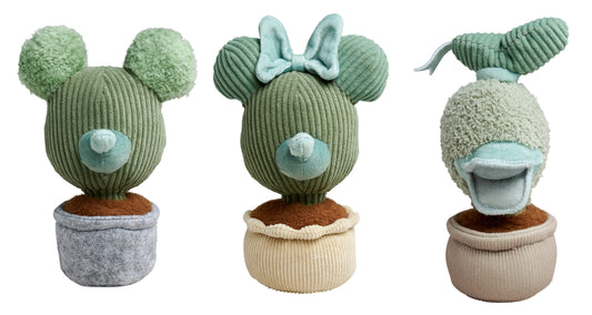 Disney in Bloom 18cm Soft Toy Collection: Mickey, Minnie & Donald (3 pieces)