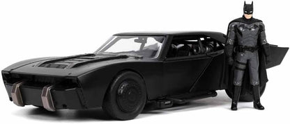 Jada 253215010 Batmobile Car Metal, Black/Gunmetal Grey (TATTY BOX)
