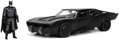 Jada 253215010 Batmobile Car Metal, Black/Gunmetal Grey (TATTY BOX)