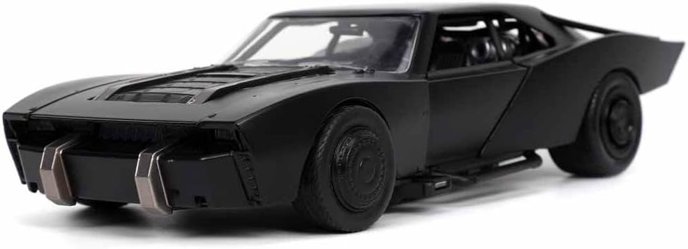 Jada 253215010 Batmobile Car Metal, Black/Gunmetal Grey (TATTY BOX)