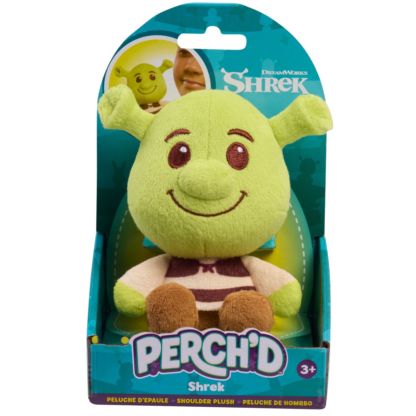 Shrek & Donkey Perch’d Shoulder Plush Set (2 Pieces)
