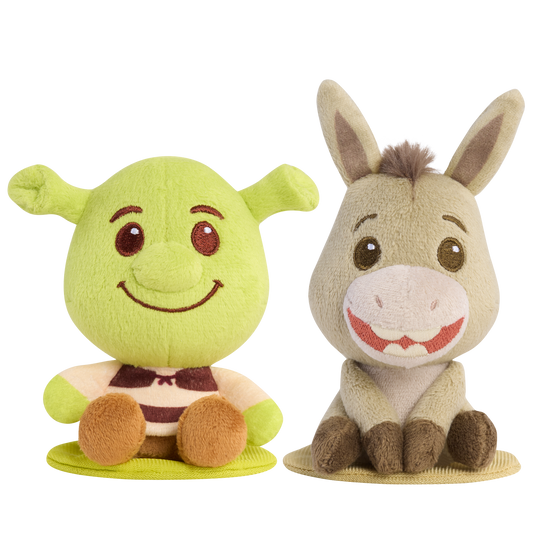 Shrek & Donkey Perch’d Shoulder Plush Set (2 Pieces)