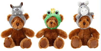 Boser Wolf Soft Toy with Velcro Animal heads Was £12.99