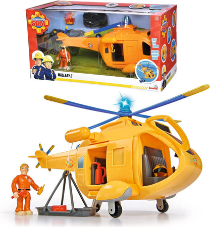 Fireman Sam Wallaby II Helicopter with Lights and Sounds